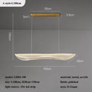 Ljojo Modern Lustre Acrylic LED Pendant Lights Creative Art Design Chandeliers for Dining Room