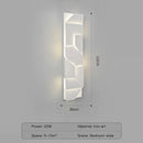 Ljojo Modern Art Design LED Wall Lamp | Creative Living Room Bedroom Sconce Decor