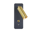 Ljojo LED Wall Lights With Switch and USB Interface - Modern White/Black Wall Lamps
