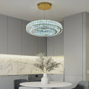 Ljojo Luxury Gold LED Crystal Chandeliers for Living & Dining Room