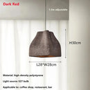 Wabi-sabi Minimalist LED Pendant Light Industrial Chandelier for Dinning Bedroom by Ljojo