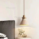 Ljojo Huangdong Stone Wabiji Style Bedside Chandelier for Home Decor and Hospitality Settings