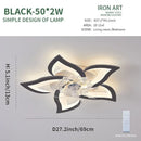 Ljojo Luxury Modern Ceiling Fan Lamp for Living & Dining Room