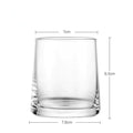 Ljojo 270ML Glass Mug - Modern Simple Style for Tea, Coffee, Juice & Water