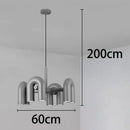 Ljojo LED Pendant Chandeliers for Modern Home Decor Staircase Lighting