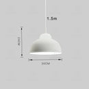 GEW Minimalism Macaroon Pendant Light Ceiling Chandelier for Bedroom Nordic Style Ljojo