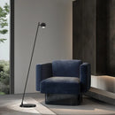Ljojo Modern Rotatable Steel LED Floor Lamp for Living Room - Adjustable Standing Light