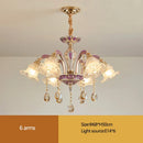French Living Room Crystal Glass Chandelier Minimalist Modern Luxury Dining Bedroom Villa Hanging Lights Ljojo