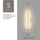 Slim Line Floor Light Led Pendant Lamp Suspension Hanging by Ljojo for Living Room Bedroom