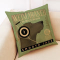 Ljojo Linen Pillowcase for Car Sofa Cushion Cover 45*45cm - Retro Dog Design