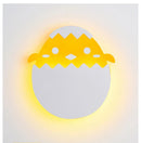Ljojo LED Dinosaur Egg Kids Wall Lamp - Cute Cartoon Bedroom Light for Nursery