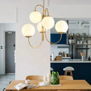 Ljojo Modern Round Metal LED Pendant Light | Nordic Stylish Home Decoration Chandeliers
