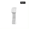 Ljojo 30-Piece Stainless Steel Cutlery Set - Ideal for Restaurants and Hotels
