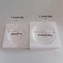 Ljojo 11mm G4 Glass Lamp Shade Replacement 80mm 100mm Molecular Sphere Ball