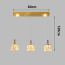 Ljojo Luxury Crystal Chandelier Pendant Light for Living Room Dining Room Ceiling Lighting