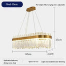 Gold Crystal Chandelier Pendant Light for Elegant Home Decor by Ljojo