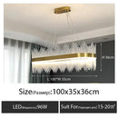 Ljojo Luxe Crystal Pendant Light for Living Room Dining Bedroom