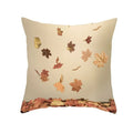 Flamingo Flower Rainforest Cushion Cover with Tropical Plant Animal Pattern by Ljojo