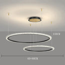 Modern Ring LED Pendant Light for Living Room by Ljojo - Stylish Chandelier for Home Decor