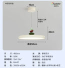Ljojo Medieval Restaurant Pendant Light: Modern Nordic M Bean Flying Saucer Suspension Lamp