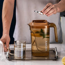 Ljojo 2200ML Water Juice Pitcher: Transparent Bottle for Fresh Drinks Storage