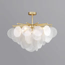 Nordic Glass LED Chandelier Luxury Hanging Lamp Indoor Lighting Pendant Ljojo