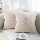 Ljojo Luxury Fluffy Fur Pillow Cover Modern Home Decorative Cushions