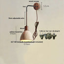 Ljojo LED Wall Lamp Pull Chain Switch Nordic Modern Stair Light