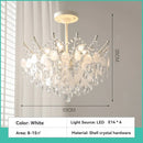 French Blue K9 Crystal Chandelier Pendant Light for Romantic Villa by Ljojo