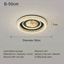 Ljojo LED Ceiling Lights with Remote Control - Dimmable Modern Home Decor Lighting