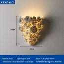 LED Resin Rose Wall Lamp - Elegant Atmosphere Light for Home Decor by Ljojo