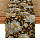 Ljojo 3D Effect Floral Table Runner for Farmhouse Dining Decor