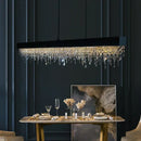 Nordic Luxury Crystal Gold Black Chandelier | Modern LED Dining Room Light by Ljojo