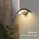 18w Outdoor Waterproof LED Wall Lamps - Modern Aluminum Garden Porch Lighting by Ljojo