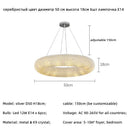 American K9 Crystal E14 LED Pendant Light | Modern Iron Hanging Lamp by Ljojo