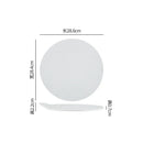 Ljojo Matte Stone Ceramic Plate Set for Molecular Cuisine and Desserts