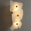 Ljojo Marble Copper LED Wall Lamp: Luxury Sconce for Modern Living Spaces