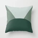 Ljojo Minimal Line Abstract Sun Pattern Plush Pillow Case