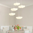 Cloud White Chandelier Pendant Lamp for Dining Room Kitchen Island by Ljojo
