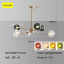Ljojo Minimalist Magic Bean & Bubble Molecular Pendant Lamps for Nordic Living, Bedroom & Dining