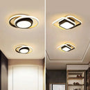 Modern LED 2-Ring Ceiling Light - Interior Decor Lighting for Aisle, Balcony, Office by Ljojo