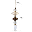 Ballet Pendant Lamp Clear Amber Glass Danish Design Restaurant Bedroom Hanging Light by Ljojo