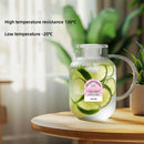Ljojo 1.8L Cold Water Pot with Handle, High Temp Resistant Kettle for Tea Brewing