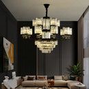 Ljojo Luxury Crystal Chandelier: Modern Duplex Main Lighting for High-Grade Living Room