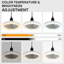 Ljojo 3-in-1 Ceiling Fan Light with Remote Control for Home, AC85-265V