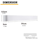 Ljojo 30W 91cm LED Wall Sconces, Indoor Aluminum Up and Down Lights for Bedroom and Living Room
