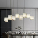 Ljojo Marble Chandelier: Modern Chinese Tearoom All Copper Light Luxury Bar Lighting