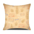 Ljojo London Guard Street Scene Cushion Cover - Cute Cartoon Design