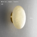 Ljojo Marble LED Wall Light: Stylish Indoor Lamp for Living Room, Bedroom, Stairs & Aisle