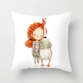 Ljojo Lovely Cartoon Pattern Cushion Cover 45*45cm